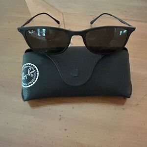 Unisex RayBan black sunglasses. Like new, with case.